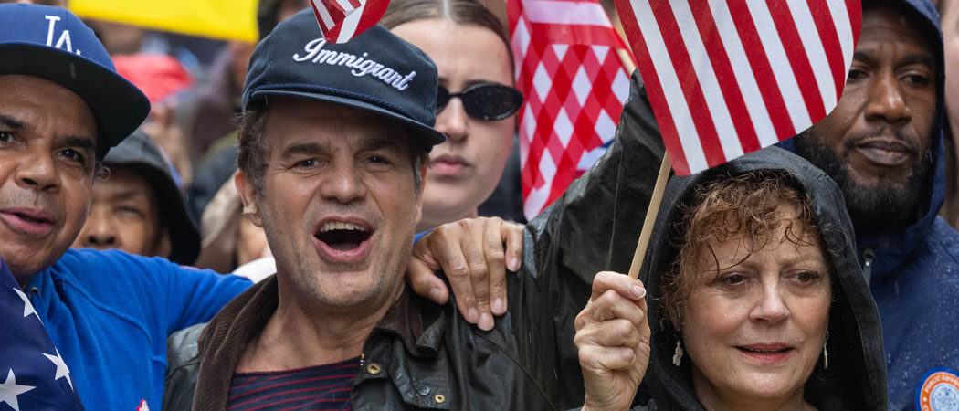 Mark Ruffalo & Susan Sarandon Headline Anti-Trump ‘No Kings’ Protests