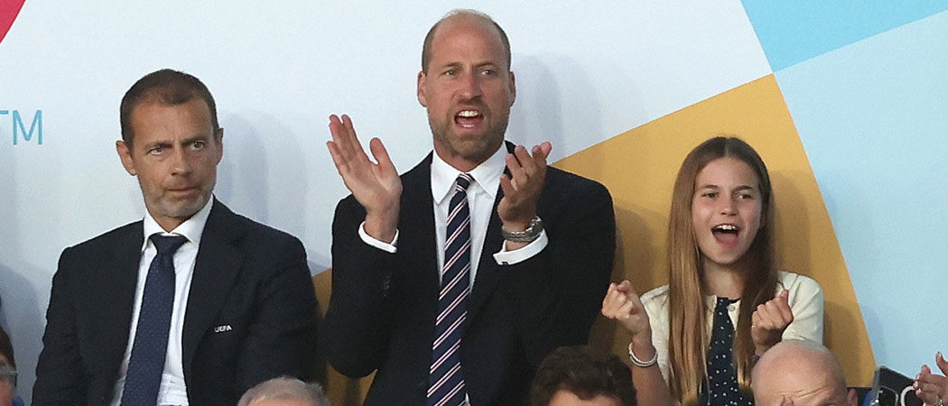 Prince William & 10-Year-Old Princess Charlotte Cheer On Britain To UEFA Women’s EURO Championship Victory