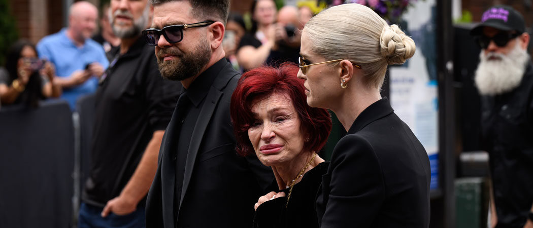 Sharon Osbourne & Kids Join Thousands Of Fans In Birmingham For Ozzy Osbourne’s Funeral Procession