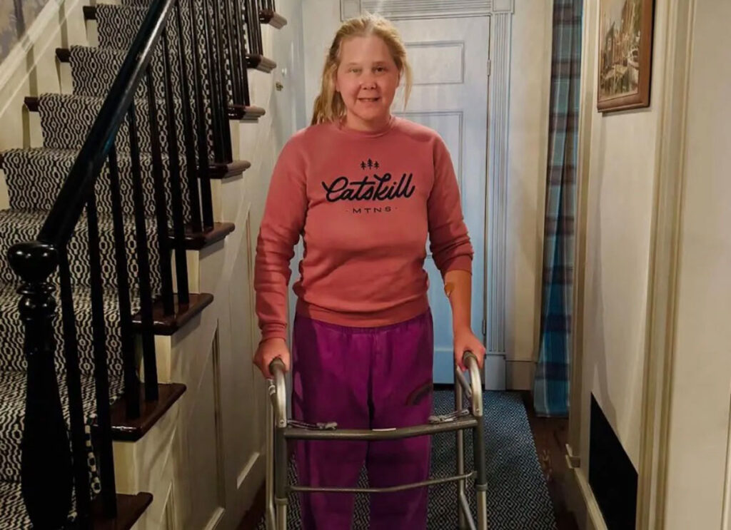 After 30-Lb. Weight Loss, Amy Schumer Needs Walker Post-Back Surgery For Surfing Injury