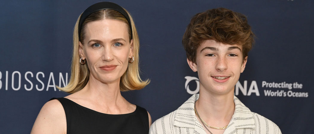 January Jones Brings Son Xander, 13, Into Spotlight, Talks About Raising Him In Family Of Women
