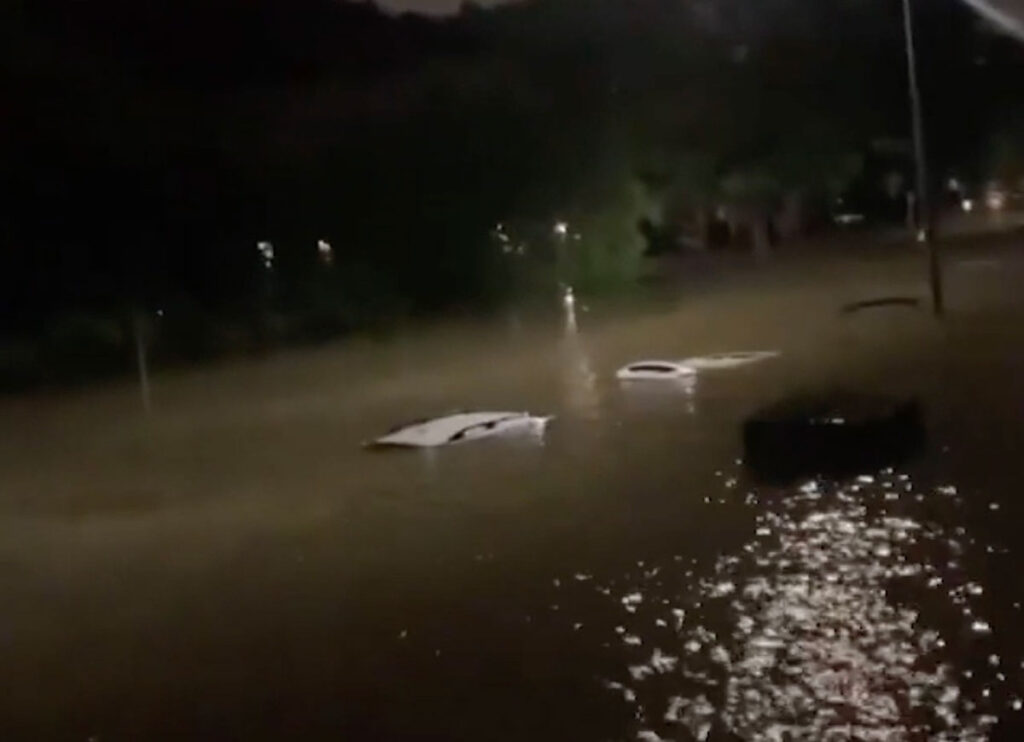 VIDEO:  Vehicles Completely Submerged As Heavy Rain Hits Milwaukee