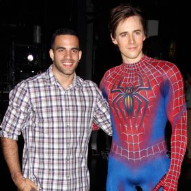 Danell Leyva Meets 'Role Model' Spider-Man