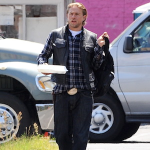 Charlie Hunnam On 'Sons Of Anarchy' Set