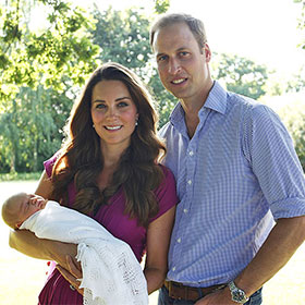 Prince George Photos: Kate Middleton & Prince William Pose With Royal Baby