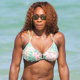 Serena Williams Shows Off Toned Body In Bikini