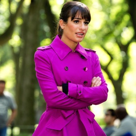 Lea Michele Filming ‘Glee’ In Manhattan