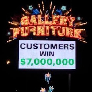 Houston Furniture Store Loses $7 Million Super Bowl Bet With Customers