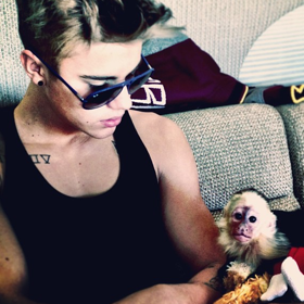 Justin Bieber Leaving Mally The Monkey In Munich