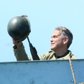 George Clooney Spotted Filming ‘The Monuments Men’ In England