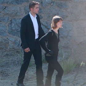 Robert Pattinson & Mia Wasikowska Film ‘Maps To The Stars’ At Runyon Canyon