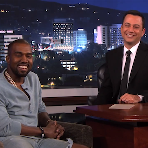 Kanye West And Jimmy Kimmel Reconcile On Air After Twitter Spat; 'I'm A Creative Genius,' Kanye Claims