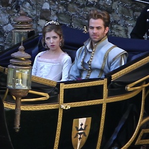Anna Kendrick And Chris Pine Film ‘Into The Woods’ At England's Dover Castle