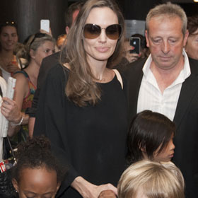 Angelina Jolie Takes Kids To Sarajevo