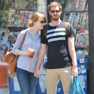 Emma Stone & Andrew Garfield Go On Stroll In NYC