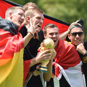 German Soccer Squad Returns Home To Heroes Welcome After World Cup Victory