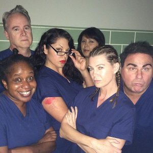 Ellen Pompeo Shares Pic Of 'Grey's Anatomy' Cast Posing As 'Orange Is The New Black' Cast
