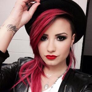 Demi Lovato Debuts Shaved Head, Pink-Haired 'Do