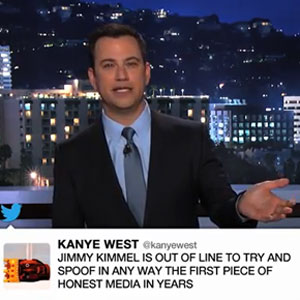 Kanye West In A Rap Feud With Jimmy Kimmel: Rants On Twitter After Sketch On 'Jimmy Kimmel Live'