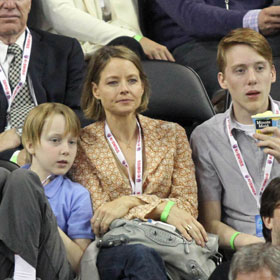 Jodie Foster And Her Sons, Charles And Kit, Enjoy Tennis Match Without Cydney Bernard
