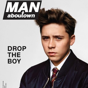 Brooklyn Beckham Models For 'Man About Town'