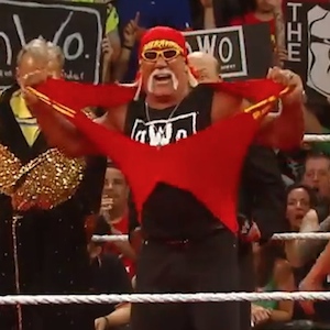 Hulk Hogan Celebrates His Birthday On WWE's 'Monday Night Raw' With NWO
