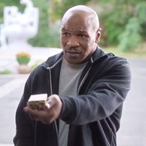 Mike Tyson Gives Back Evander Holyfield's Ear In Foot Locker Ad