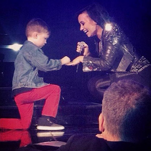 Grant Burt, 5-Year-Old Fan, Proposes To Demi Lovato Onstage