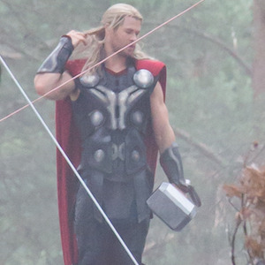 Chris Hemsworth Films Scenes As Thor For 'Avengers: Age Of Ultron'