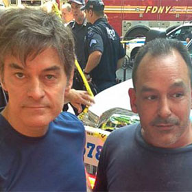 Dr. Oz Helps Plumber Treat Car Accident Victim’s Leg In New York City
