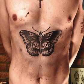Harry Styles Gets Butterfly Tattoo On His Chest