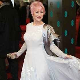 Helen Mirren Debuts Pink Hair At BAFTAs