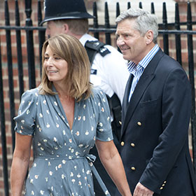 Kate Middleton’s Parents, Michael And Carole Middleton, Visit Royal Baby
